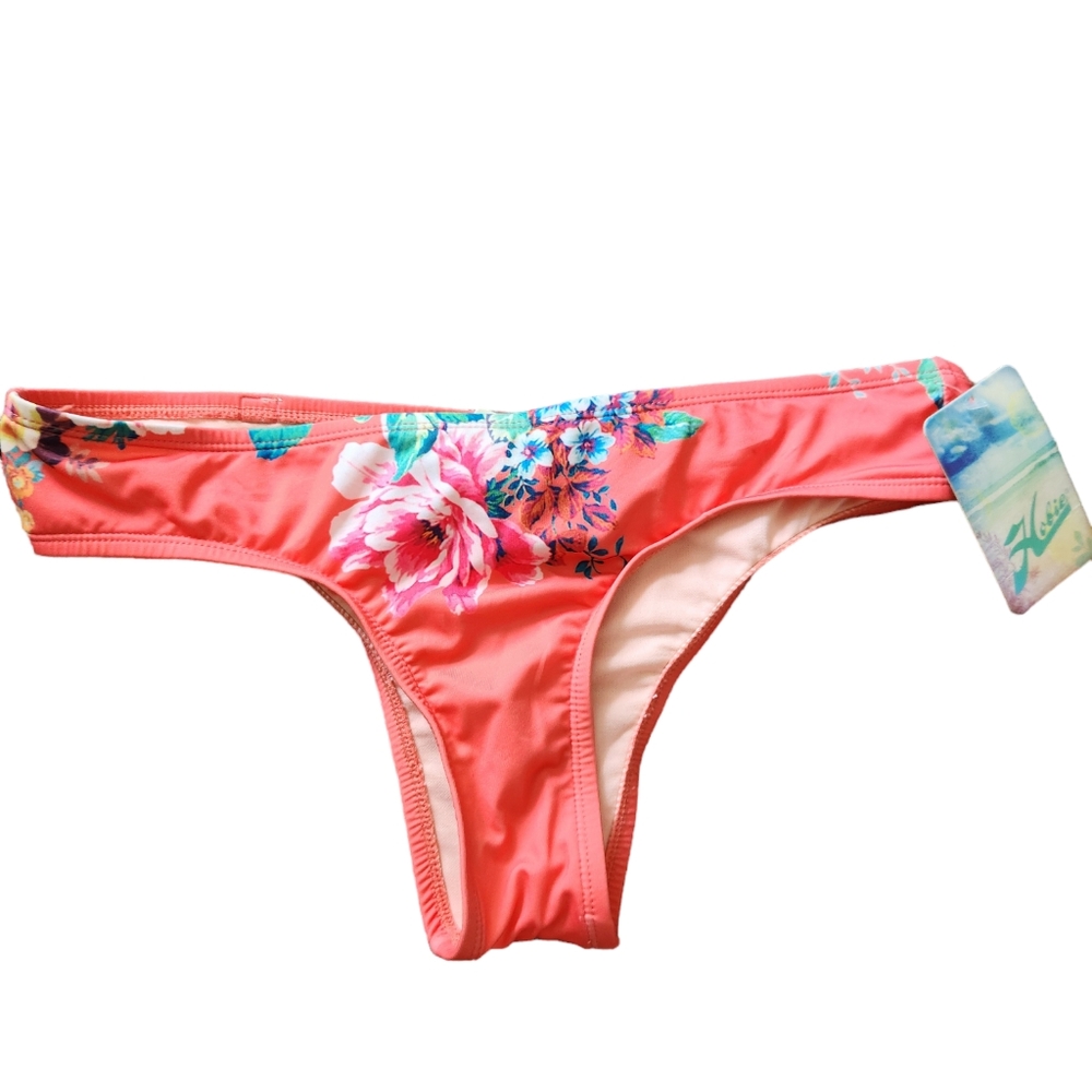 NWT Hobie Petal Pusher Skimpy Hipster Bikini Bottom Juniors Size L